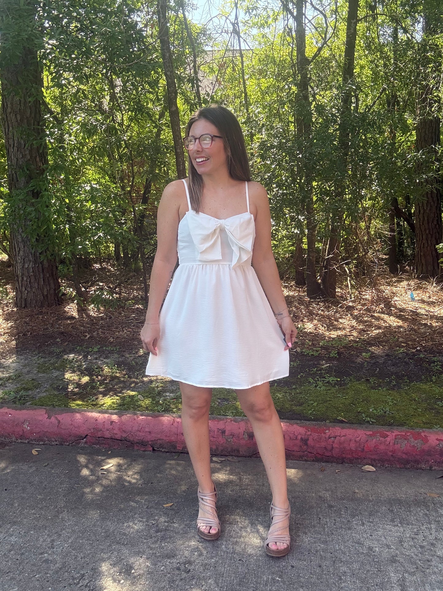 White Bow-tiful Dress