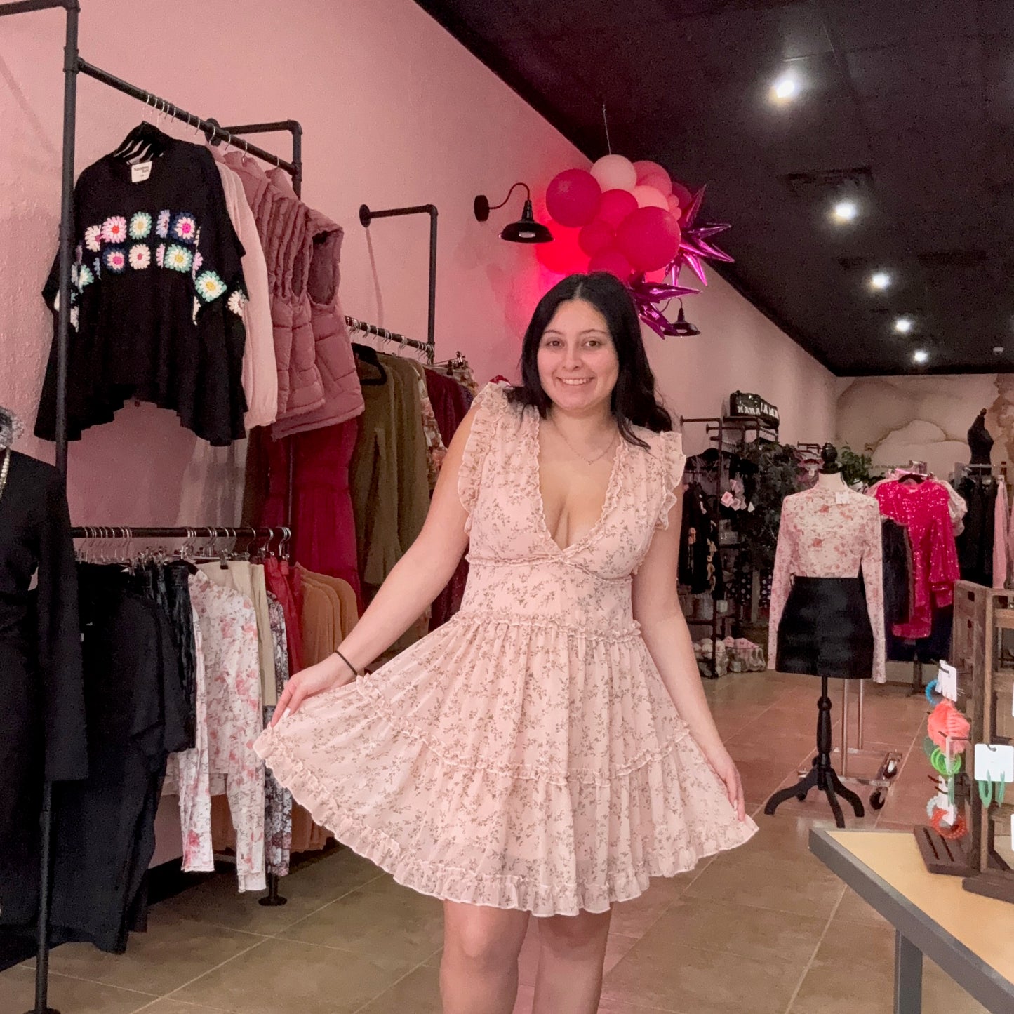 Spring Floral Dress