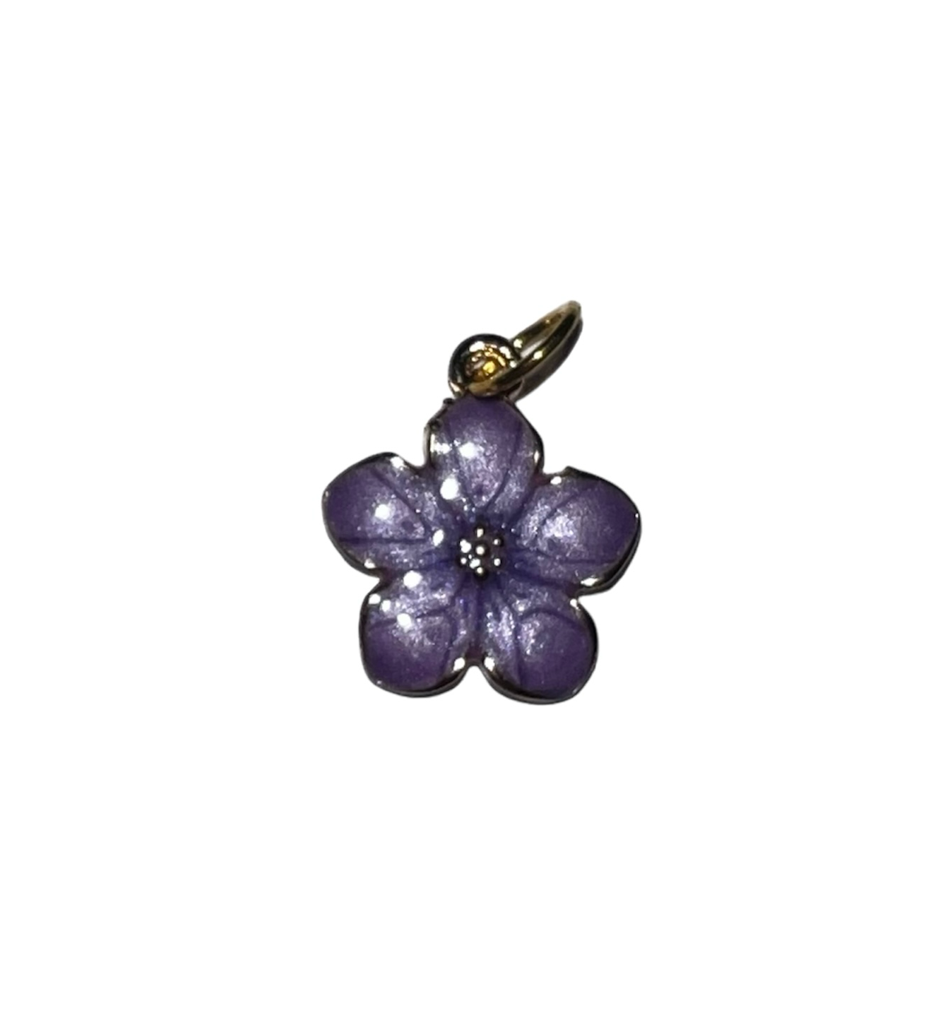 Purple Flower Charm: Charm Bar
