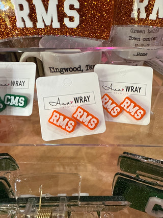 RMS Acrylic Stud Earrings