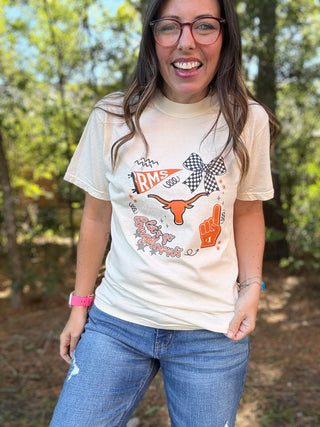 RMS Let’s Go Longhorns! School Spirit Tee