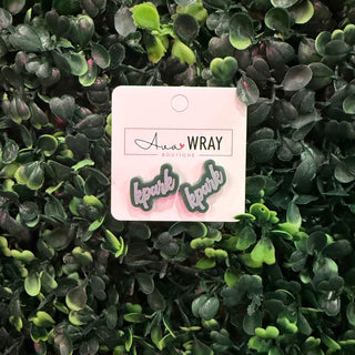 KPARK Acrylic Stud Earrings