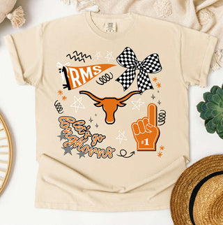 RMS Let’s Go Longhorns! School Spirit Tee