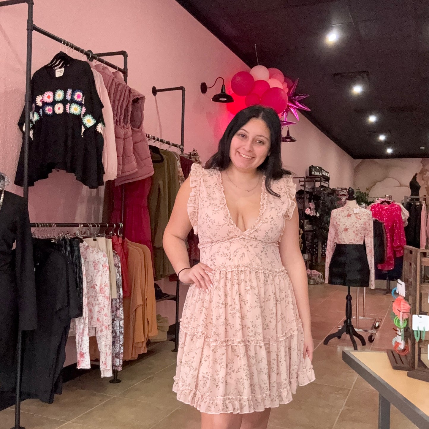 Spring Floral Dress