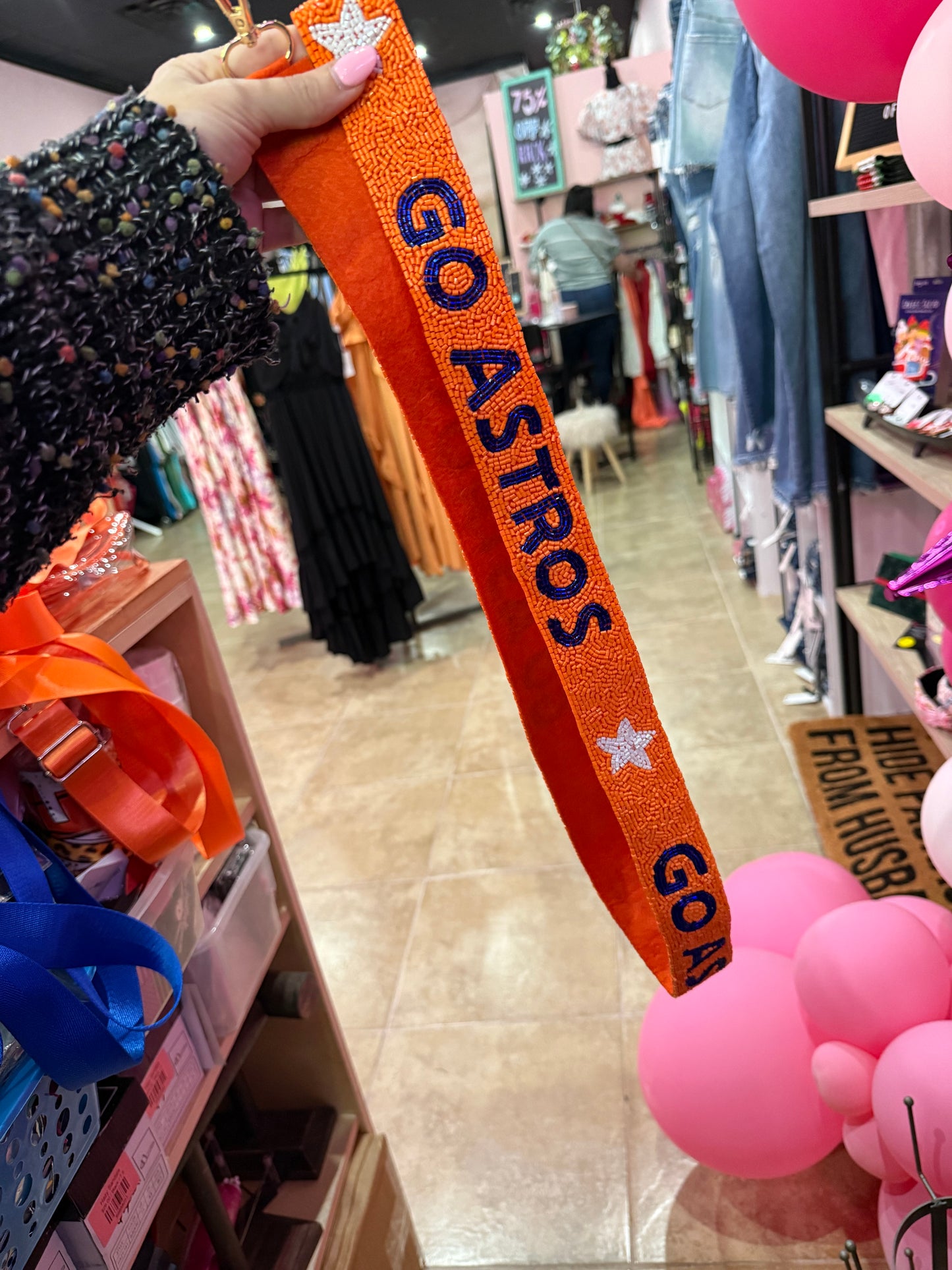 Go Astros Strap