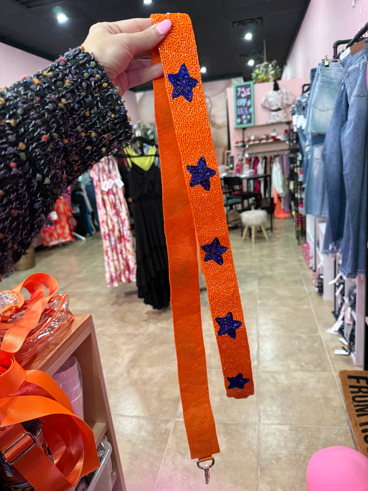 Blue Star/Orange Strap