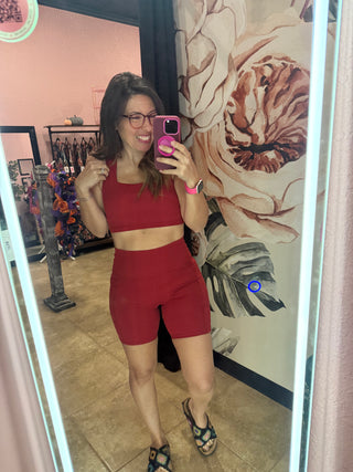 Cherry Bomb Biker Set