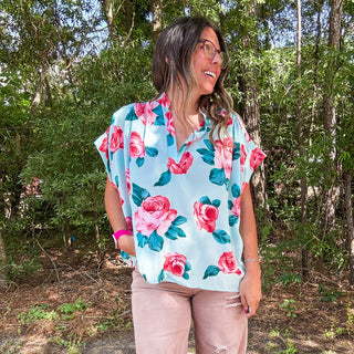 Rosey Posey Top