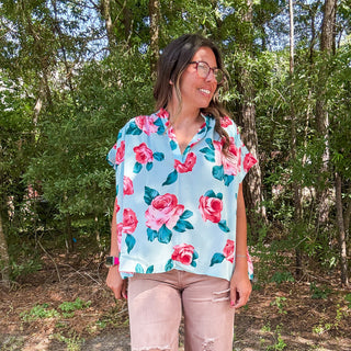 Rosey Posey Top