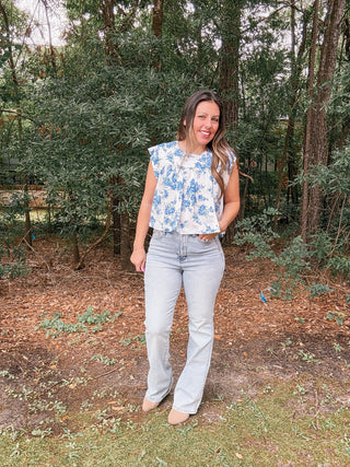 Blue Bonnet Top