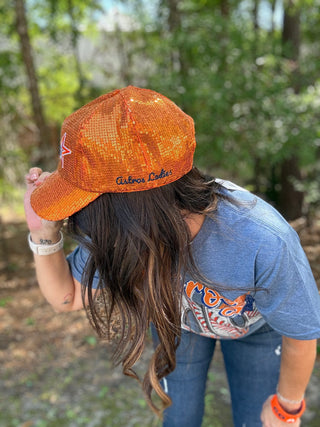 Houston ‘Stros Sequin Orange Statement Hat