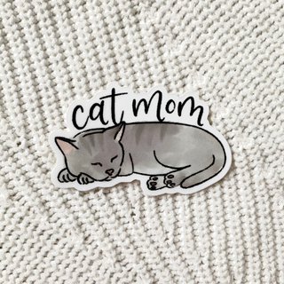 Cat Mom Sticker