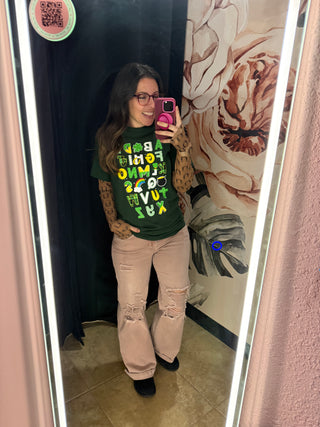 🍀 Lucky Letters {graphic tee}