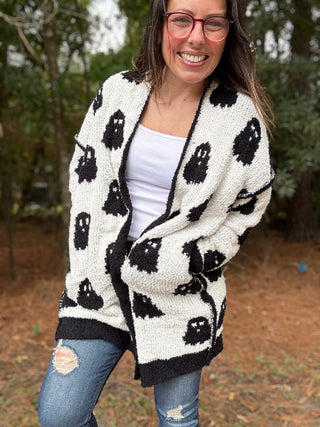 Ghost Reversible Cloud Cardigan