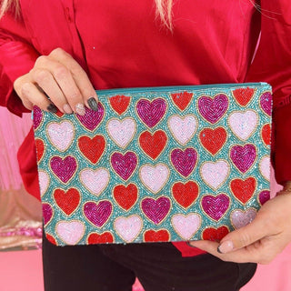 Teal My Heart Clutch
