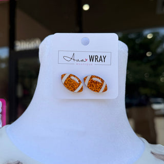 Football Acrylic Earrings (5 colors)