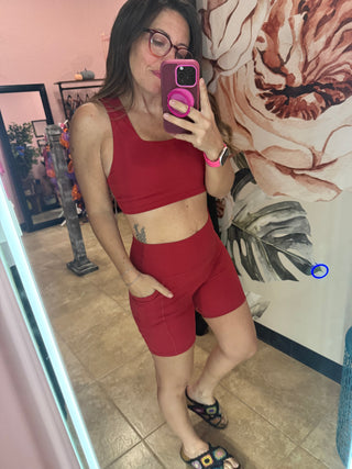 Cherry Bomb Biker Set