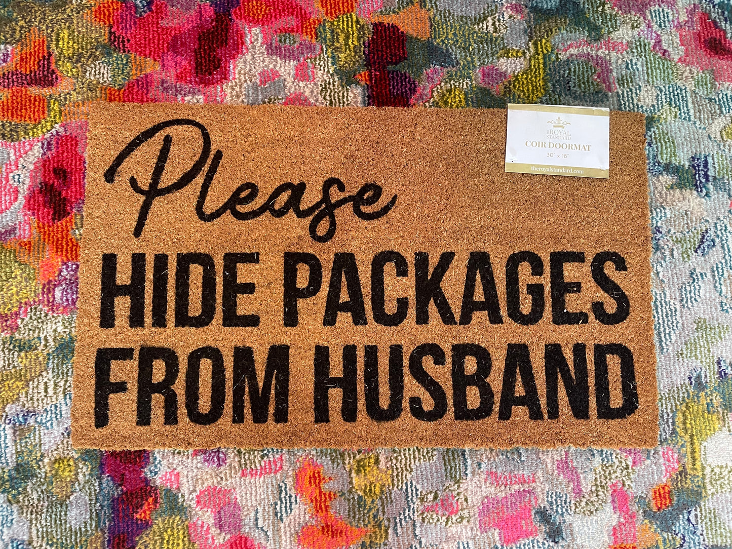 Hide The Packages Doormat