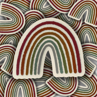Rainbow Clear Sticker