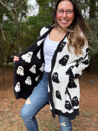 Ghost Reversible Cloud Cardigan