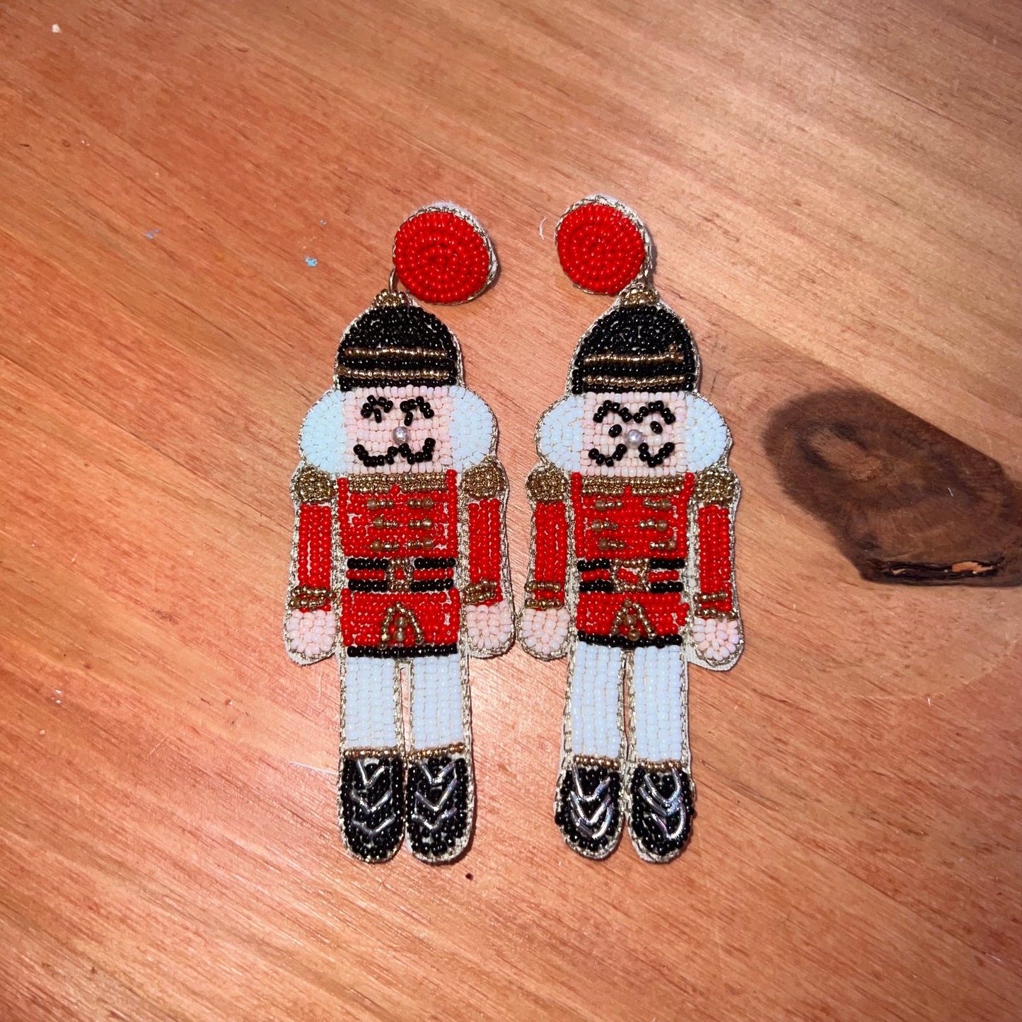 Nutcracker Beaded Earrings