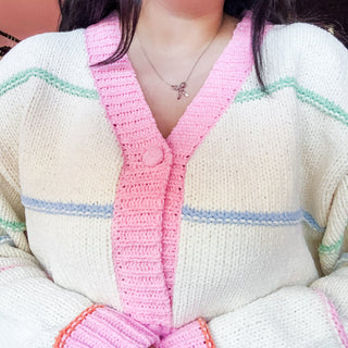 Cotton Candy Sweater Cardigan