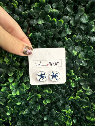 KHS Logo Stud Earrings
