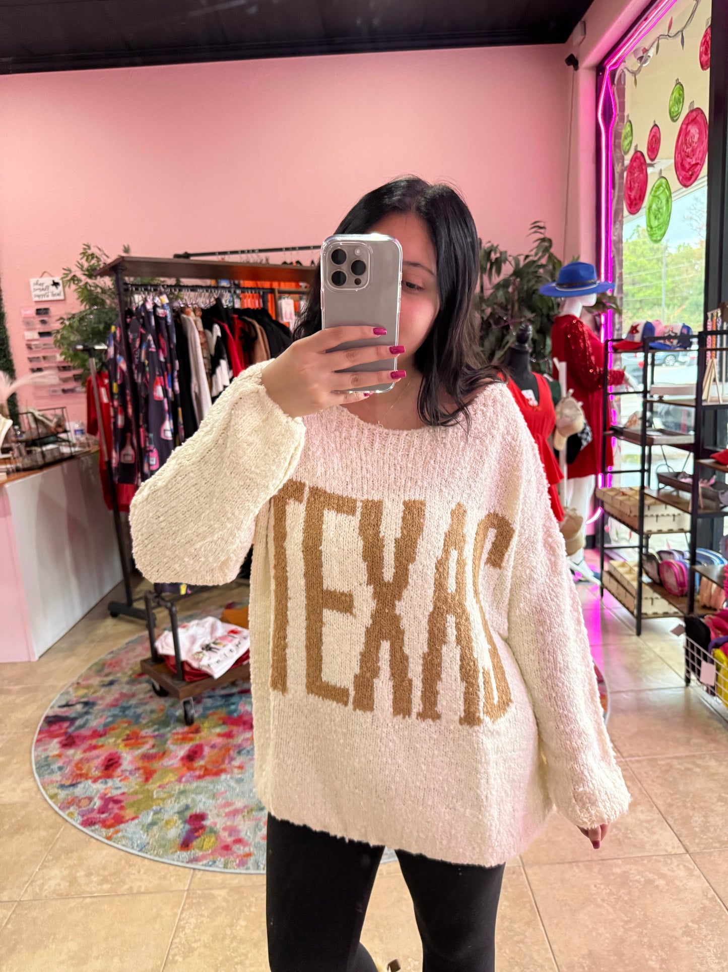 Texas Boatneck Sweater