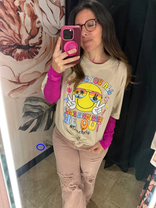 😊 Teacher Vibes (2 options)  {graphic tee}