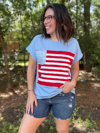 Vintage Americana Fringe Top