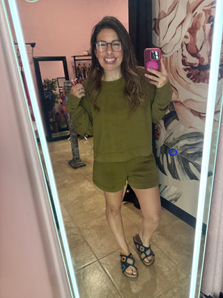 Olive You Loungewear Set