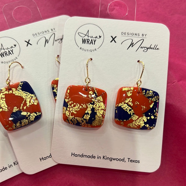 Merrybelle Earrings: Astros