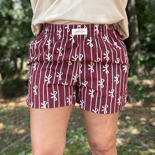 Bows & Goals Boxer Shorts