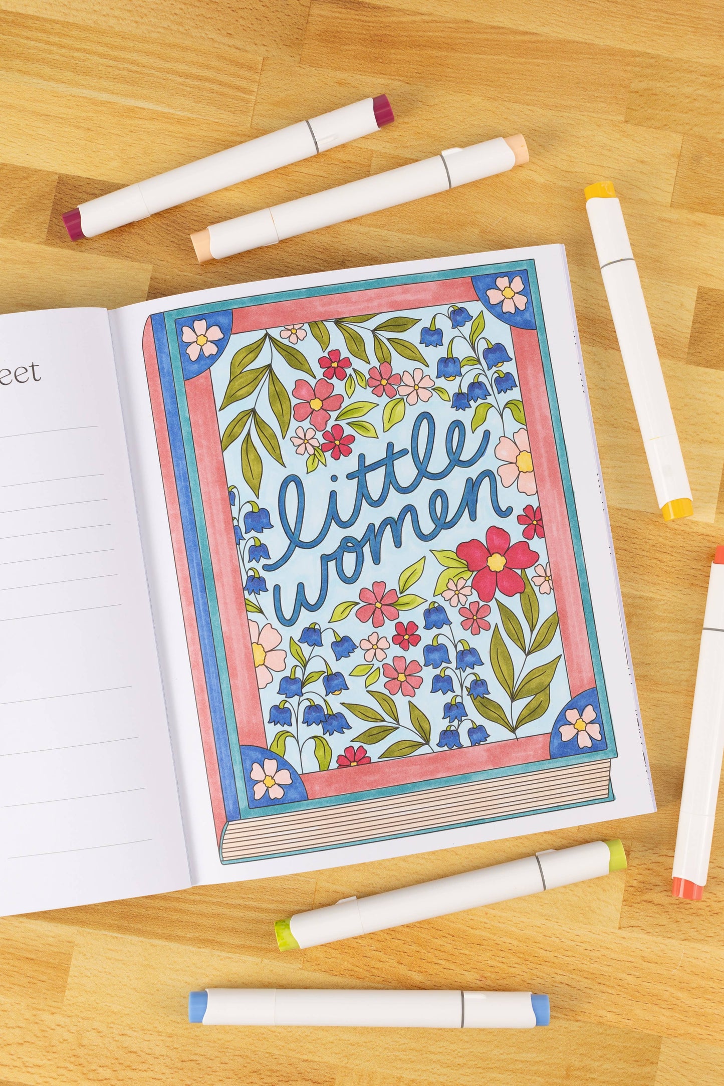 All Booked Up Coloring Book