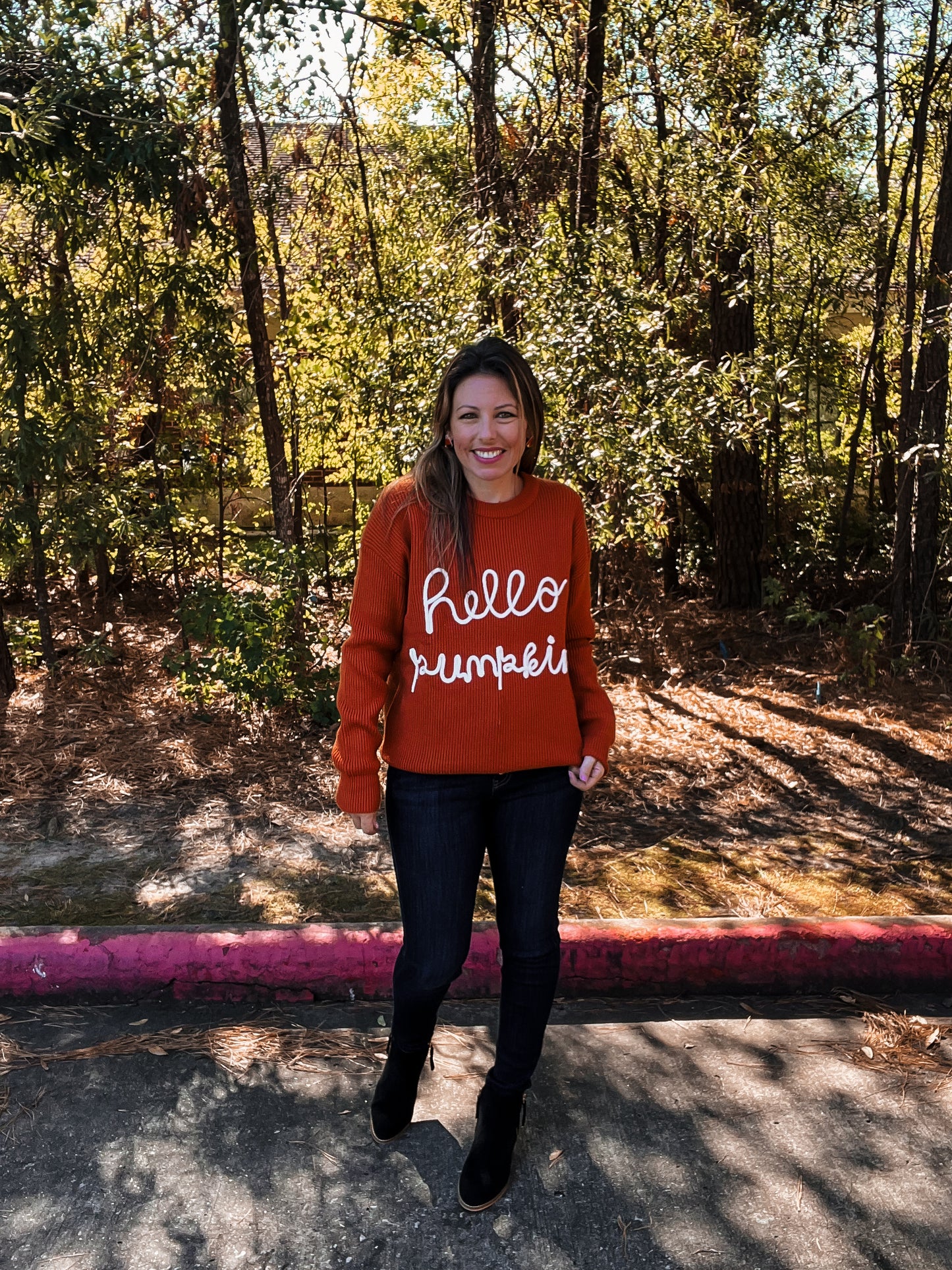 Hello Pumpkin Cozy Sweater