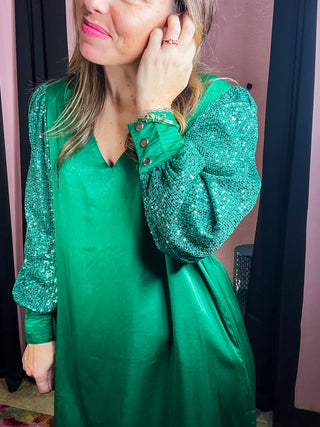 Eve Sequin Dress (2 colors)