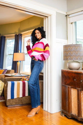 | Claire | Judy Blue Vintage Wash Thermal Straight Leg Denim