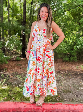 Colorful & Fruity Dress
