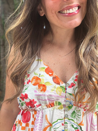Colorful & Fruity Dress
