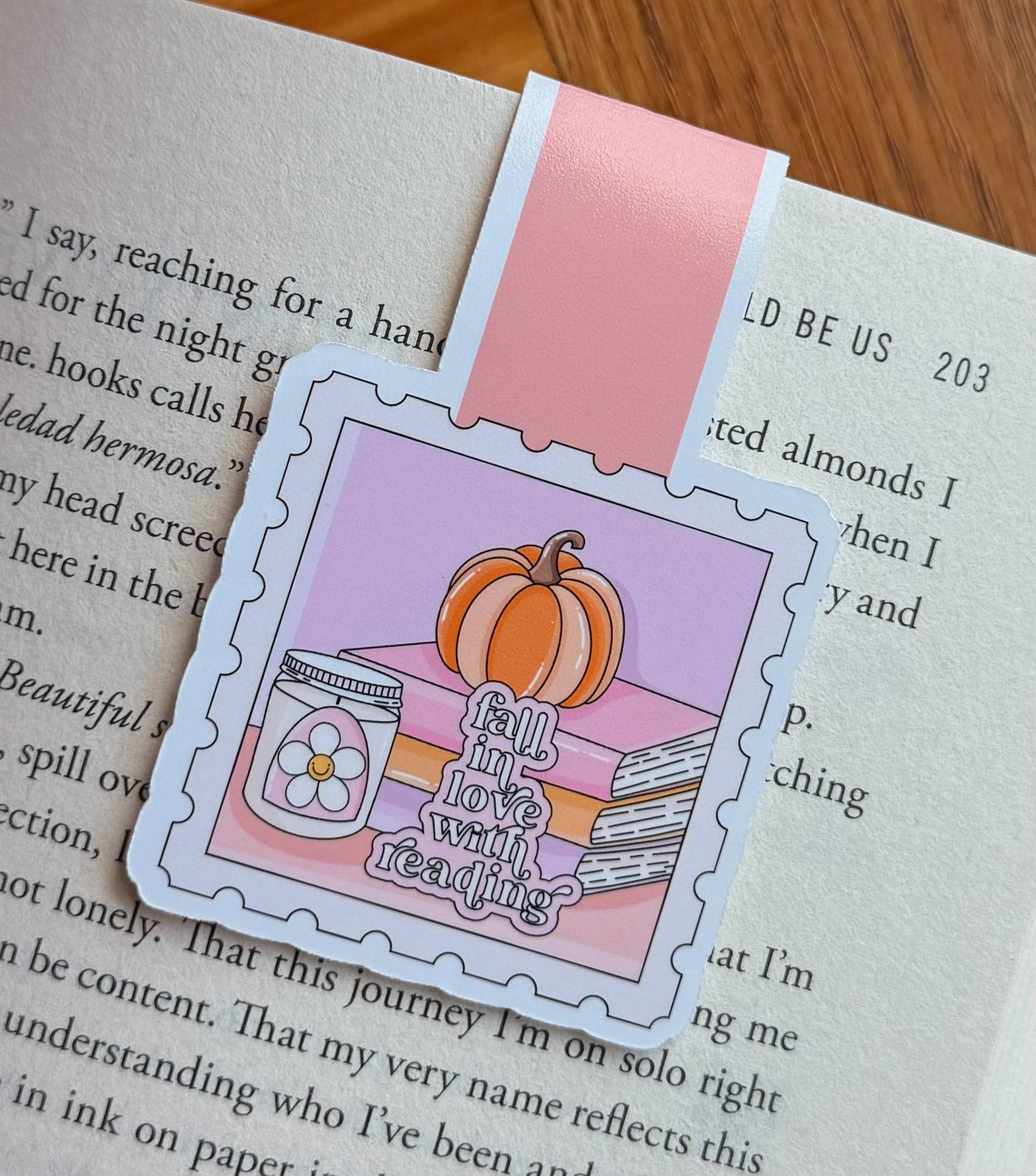 Magnetic Bookmark - Fall in Love