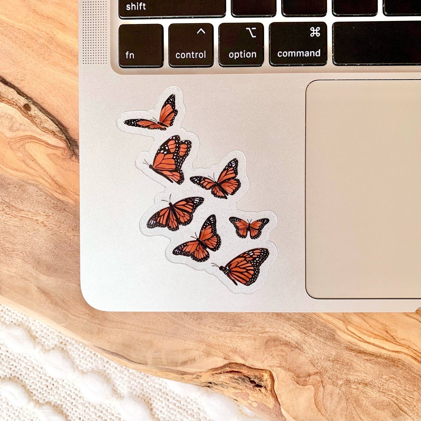 Flying Butterflies Clear Sticker