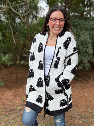 Ghost Reversible Cloud Cardigan