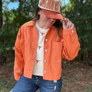Longhorns Edit: Texas Longhorns Denim Jacket