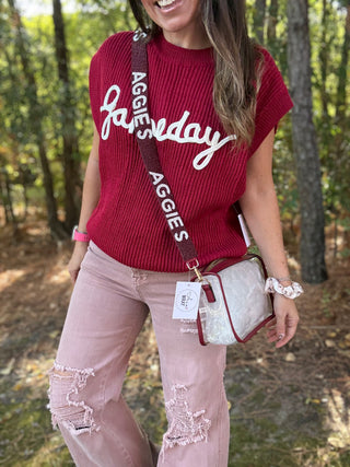 Aggies Edit: Texas A&M Beaded Purse Strap