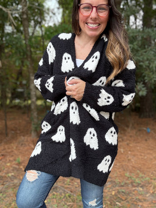 Ghost Reversible Cloud Cardigan