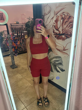 Cherry Bomb Biker Set