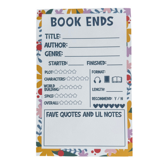 Book Review Notepad