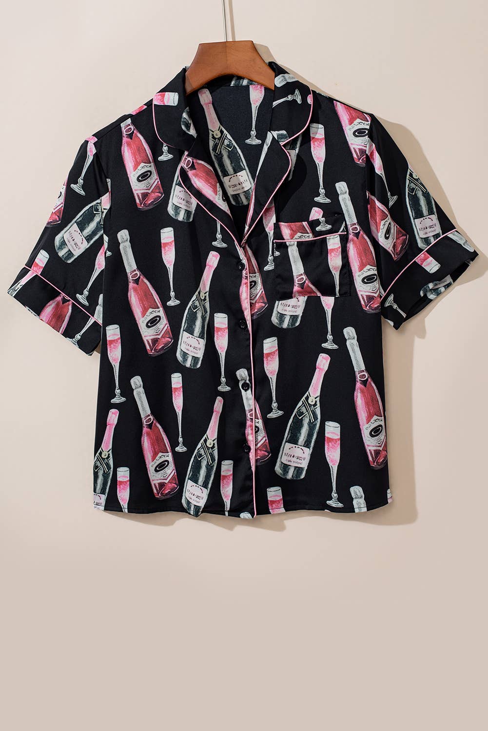 Pink Champagne Pajamas Set