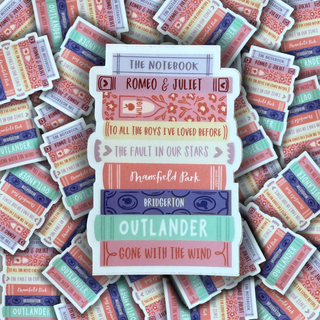 Romance Novels, Vinyl Sticker