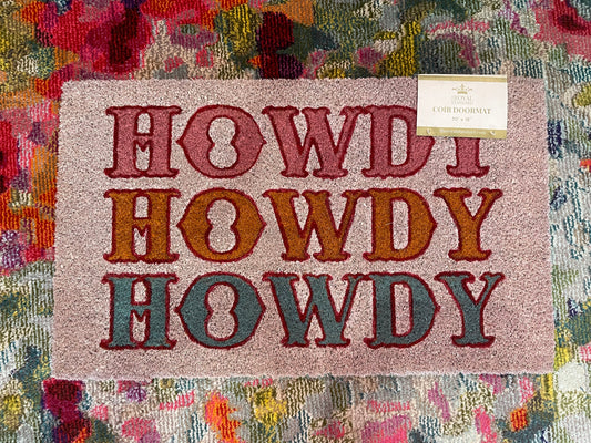 Howdy Friends Doormat